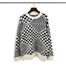 Pulls de créateurs pour hommes Retro Classic Fashion Cardigan Sweatshirts Sweater LETTRE MENE BRODERIE COU ROND JUMPERA49