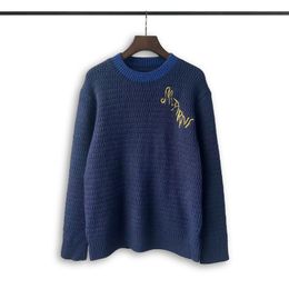 Sweaters de diseñador para hombres Retro Cardigan Cardigan Sweats Men Sweater Bordado Bordado redondo cómodo Jumpera8