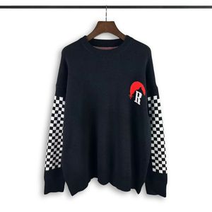 Pulls de créateurs pour hommes Retro Classic Fashion Cardigan Sweatshirts Sweater LETTRE MENE BRODERIE ROUND COUP JUMPERA47