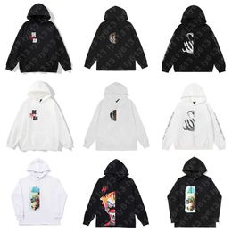 Heren designer sweatshirt High Street hoodies voor mannen Europa en de Verenigde Staten Tide Brand Klassieke patroonprint Mode Hiphop trui met capuchon V Lone Hoodie