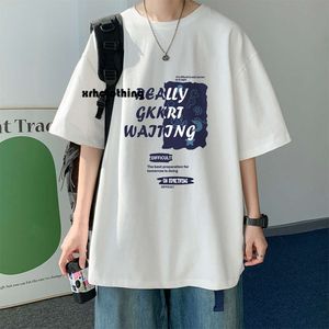 Herenontwerper T -shirt ACU Wear |Puur katoen kort 2024 Zomermodemerk losse half mouwen topkleding Heren American T-shirt