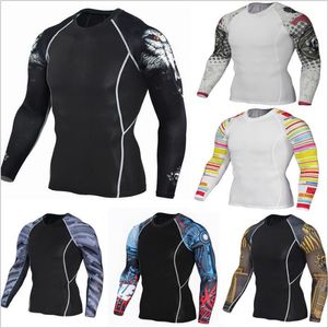 Mens Designer T-shirt Bodybuild Compression Shirts Fitness Trein Gyms Strakke Mannen Sport Run Tops Zomer Casual Slanke Mode T-shirt B4198