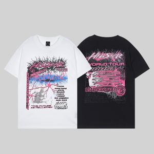 Designer pour hommes T-shirt vêtements Palms Designer Shirts Femmes T-shirts Fashion Spray Paint Graffiti Couple Coupées manches courtes High Street Loose Tide Brand Crew Necy