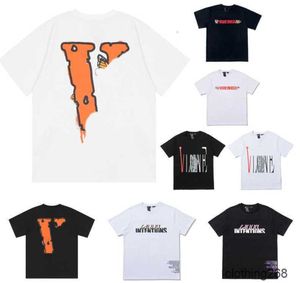 Designer pour hommes T-shirt Amis Lettre Imprimé T-shirts Big V Men Femmes Femmes Courtettes Hip Hop Style Black White T-shirts Orange VLO SIZE S-XL12