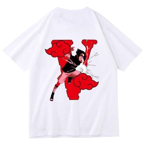 Camiseta de diseñador para hombre Amigos Camisetas con estampado de letras Big V Hip Hop Estilo Negro Blanco Rojo Camisetas Vlone Tees Diseñadores camiseta GU al por mayor camisetas Camiseta de lujo Tamaño S-3XL Y1