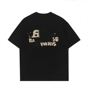 T-shirt de designer pour hommes T-shirt graphique Vêtements Hommes Femmes Chemises Mode Lettre Imprimer Col rond Noir Blanc T-shirt à manches courtes pour hommes Vêtements surdimensionnés Tee Top 3XL