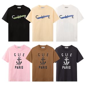 Camiseta de diseñador para hombre Marca de lujo Ce Camisetas Hombre Mujer Camisetas cortas ve Camisetas causales de verano Hip Hop Streetwear Tops Pantalones cortos Ropa Ropa Varios colores-6