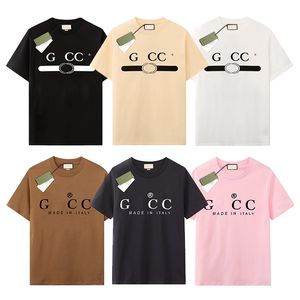 T-shirt de designer pour hommes Marque de luxe Gu T-shirts Hommes Femmes T-shirts à manches courtes Été Chemises décontractées Hip Hop Streetwear Tops Shorts Vêtements Vêtements Diverses couleurs-25