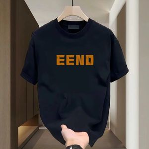 Herenontwerper T-shirt Geborduurd labels Kwaliteit Krachtige mode mannen en vrouwen korte t-shirt paar modellen katoen luxe mannen hiphop kleding