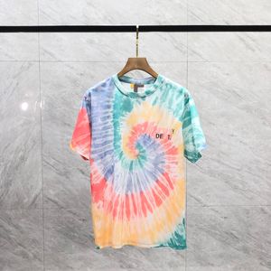 Hommes Designer T-shirt Rainbow Pattern qualité à manches courtes hommes et femmes T-shirt court modèles de couple coton luxe hommes vêtements Hip Hop