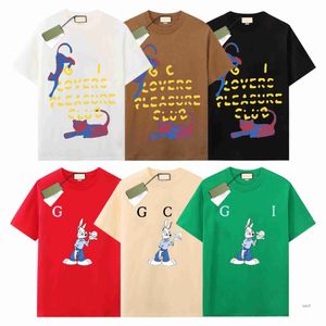 T-shirt pour hommes T-shirt Gu Shirts Brand T-shirts Mens pour hommes à manches courtes Hip Hop Streetwear Tops Shorts Vêtements Clothing G-36 Uyiw