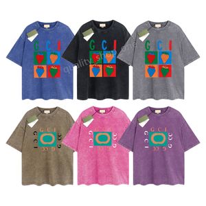 Camisetas de diseño de hombres camisetas de verano de la marca de lujo de lujo vintage retro tees masculino para hombre manga corta hip hop tops calortes ropa de ropa G-80