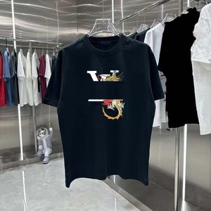 T-shirt pour hommes T-shirt T-shirt en vrac Vêtements Fashion Top Mens Casual Womens Shirt Imprimé Street Clèche Clothing L1