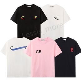 Camiseta diseñadora de hombres camiseta de verano ropa de moda tops tendencia tendencia de algodón de lujo