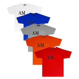 Camiseta de diseñador para hombre Camisetas con estampado de letras Top Moda para mujer Estampado de manga corta Cuello redondo Ropa Plus Tees XL XXL Tamaño de la UE