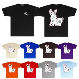 Designer pour hommes T-shirt tees lapin imprimé top top fashion femme à manches courtes à manches rondes de cou rond plus xl xxl eu taille