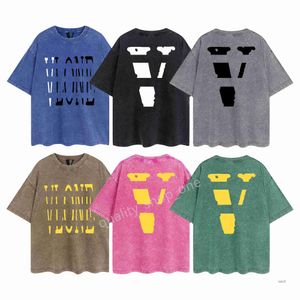 T-shirt pour hommes Vintage Retro Retro Wasted V-Shirt Brand T-shirts Femmes à manches courtes T-shirt Summer T-T-Hop Hop Hop Tops Shorts V-27 48TL