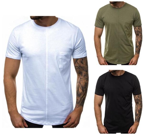 Hommes Designer T-shirts 2020 Nouveau T-shirt de couleur unie lambrissé Mode pour hommes 100 coton T-shirts d'été à manches courtes Tee Boy Skate T4239862