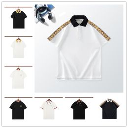 Mens Designer t-shirts Vêtements D'été Simple Streetwear Mode Hommes Coton Casual t-shirt Hip Hop Polo Hommes Tee T-shirt Blanc Noir Taille M-3XL # 34