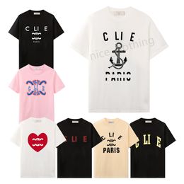 Camisetas de diseño para hombres camiseta de moda camiseta de diseño para hombres para hombre top de lujo camiseta tripulación de manga corta de manga corta camiseta de letra suelta talla xs-xl