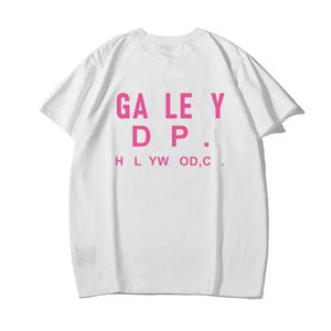 mens designer t shirts gall dept t shirt vêtements d'été couple manches courtes rue haute lâche marque Tide Crew Neck Letter été haut lâche t-shirts décontractés