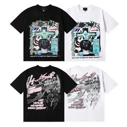 Herenontwerper T Shirts Hells Star Shirt Hip Hop Loose Street Tide Mens T -shirt T -shirt Fashion Hip Hop T -shirts