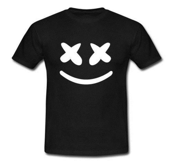 Camisetas de diseñador para hombre camisa NUEVA 54489DJ Marshmello Tour fechas 2018 Camiseta Tamaño S5XL3096491