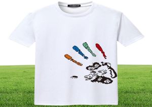 Herenontwerper T Shirts Slim Fit Zomerkleding Simple Streetwear Fashion Hand Palm Print katoen T -shirt Casual Mens T -shirt plus 8914646