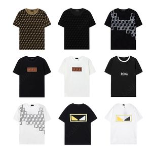 T-shirts de créateurs pour hommes T-shirt blanc Vêtements d'été Mode décontractée Lettre lâche T-shirt court