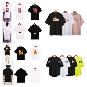 Palm T-shirts Designer shirts voor mannen Boy Girl Sweat T-shirts Drukbeer oversized ademende casual t-shirts 100% pure katoenen maat L xl designer t-shirt