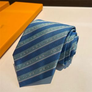Herenontwerper Ties 100% Silk Jacquard merk Classic Bee Print handgemaakte stropdas voor mannen Wedding Casual en zakelijke modehals stropdas met doos HH