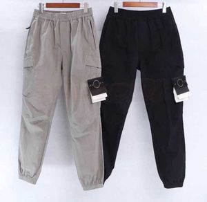 Heren Designer Track Stones Island Pants Dames Casual Cargo Multi-Pocket Harem Trousers Fashion Hip Hop Elastic Taille Sportswear Leisure Trend 625es
