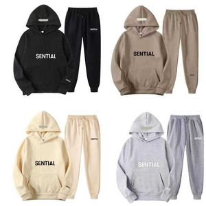 Hommes Designer Survêtement Mode Sweatsuit Hommes Deux Pièces 22 Couleurs Hiphop Pantalon Mâle Streetwear Femmes Zipper Lettre Imprimer