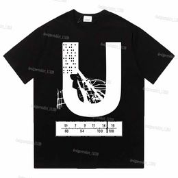 Herenontwerper T -shirts Undercover 06SS Archief Vintage karakterdrukken Katoen Katoen High Street T -shirt Kort mouw Casual Clede Heren T Shirts Designer Men Shirts