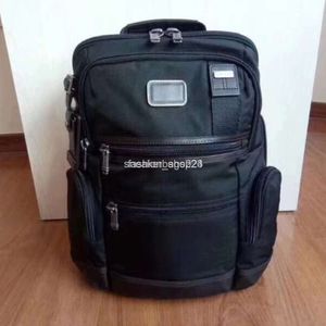 Herenontwerper Tumiis Backpack Bag Business Travel Back Pack 222681D Ballistische nylon 15 inch computer voor heren