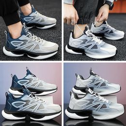 Herenontwerper Ultra Light Air Cushion Sneakers Game basketbalschoenen Zwart Blue Wit gradiënt Ademend Dikke Sole hardloopschoenen Buiten Training Tennisschoenen