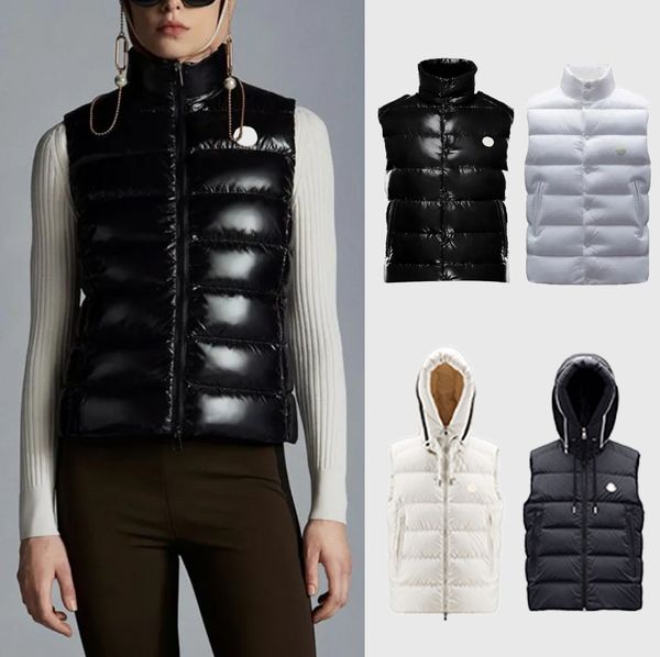 Hommes Designer Gilet Hiver Down Vestes Hommes Femmes Sans Manches Classique Puffer Veste Manteaux Chauds Coupe-Vent Gilet Monclair Veste S-3XL