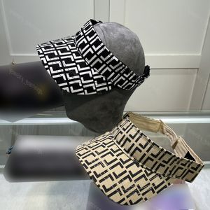 Diseñador para hombre Viseras Sombrero para hombres Mujeres Marca Letra Gorra de bola F Deportes de lujo ajustables Sombreros y gorras de béisbol marrones Playa Negro Sombreros para el sol Accesorios