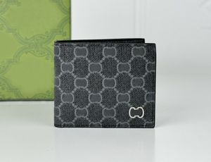 Portefeuilles de créateurs pour hommes Luxurys Sacs à main Ophidia Classique Double Lettres Signe Titulaire de la carte courte de haute qualité Mode masculine Marque en métal Petite pochette avec boîte d'origine