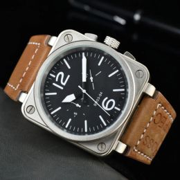 Reloj de diseñador para hombre, movimiento mecánico automático, relojes de pulsera de cuero, luminoso, resistente al agua, relojes de pulsera clásicos