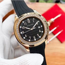 Heren Designer Watch Green Rubber Blet Strap Sport Automatische mechanische beweging Sapphire waterbestendige dames luxe horloge orologio