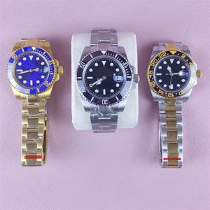 Mens designer montre de haute qualité gmt reloj bracelet en acier inoxydable multicolore aaa montre exquise haut de gamme 2813 mouvement montre élégante loisirs SB009 C23