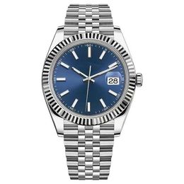 luxe heren designer horloge mechanisch horloge voor mannen groot vergrootglas datejust 41mm roestvrij staal saffier effen sluiting president herenhorloges mannelijke horloges