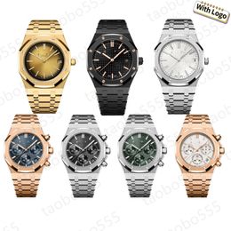 Watch pour hommes Orologi 15400 15500 Montres Audemar de haute qualité Dalle de mouvement automatique 41 mm montres en acier inoxydable Sapphire 2023 Luxu