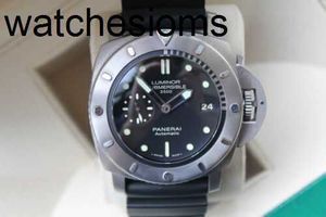 Heren designer horloge Pam Panerass Submersible 1950 47 mm 3 titanium Pam00364 doospapieren luxe volledig roestvrijstalen waterdichte horloges