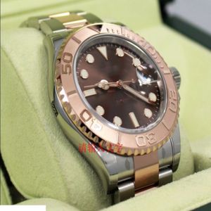 Heren designer horloges Automatisch horloge Heren Rose gouden horloge Roestvrij stalen armband Heren jacht 116621 40 mm Sportpols Polsw325S