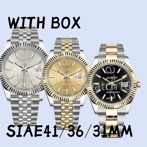 Heren designerhorloges Hoge kwaliteit Datejust 41 mm Datum Gewoon automatisch horloge Saffier Waterdicht polshorloge Montre De Luxe