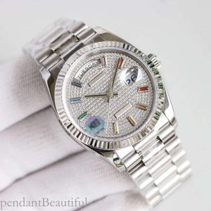 Heren designerhorloges Hoge kwaliteit dagdatum diamanten 40 mm 8215/2813 automatisch mechanisch horloge 904 roestvrijstalen horlogeband waterdicht met modedoos