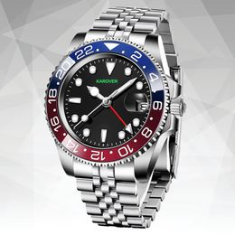 Relojes de diseñador para hombre Reloj Movimiento automático de alta calidad con caja Relojes de pulsera de cristal de zafiro súper luminosos de cerámica Starp de acero inoxidable de 40 mm