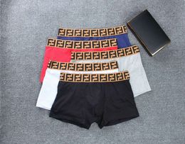 Heren ontwerpers boxers merken onderbroeken sexy klassieke heren boxer casual shorts ondergoed ademend katoenen ondergoed 3 stuks met doos